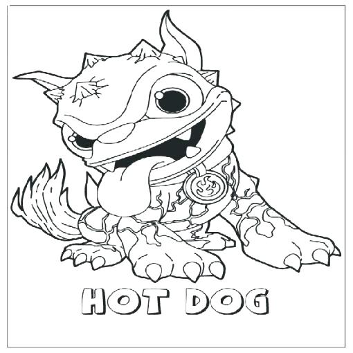 510x510 Hot Head Skylander Coloring Pages