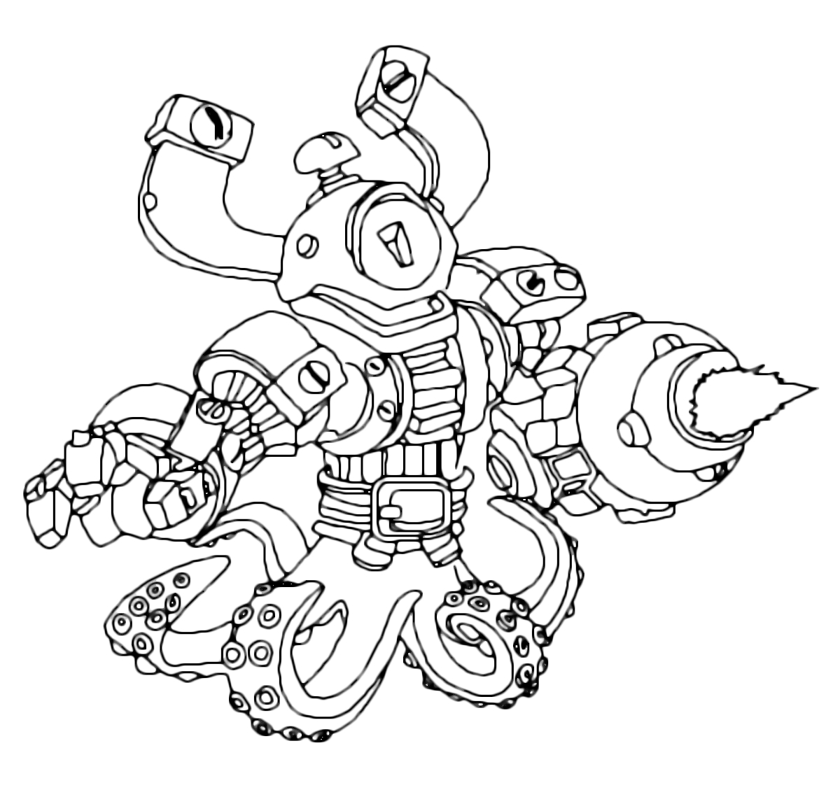 1200x1139 25 Skylanders Imaginators Coloring Pages Compilation Free