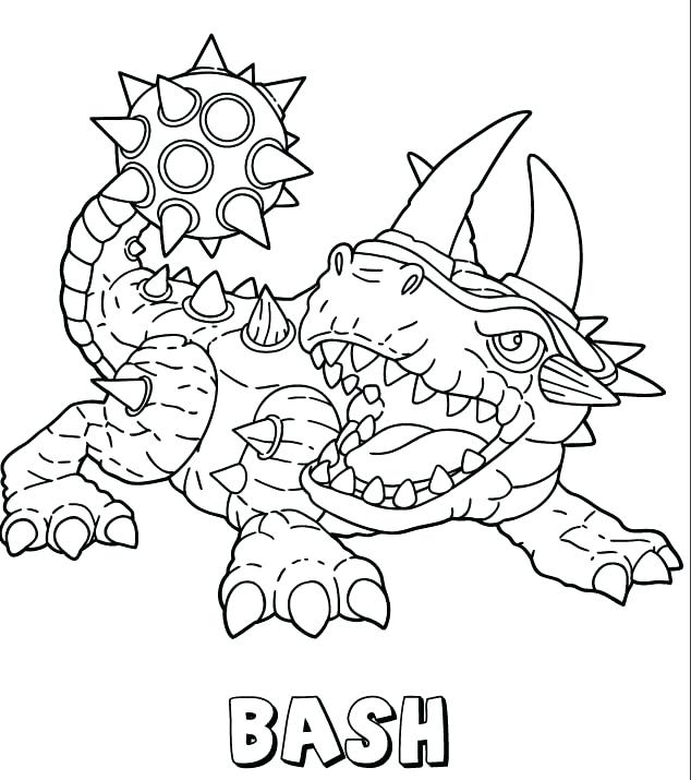 634x715 Skylanders Imaginators Coloring Pages Coloring Pages S Trap Team