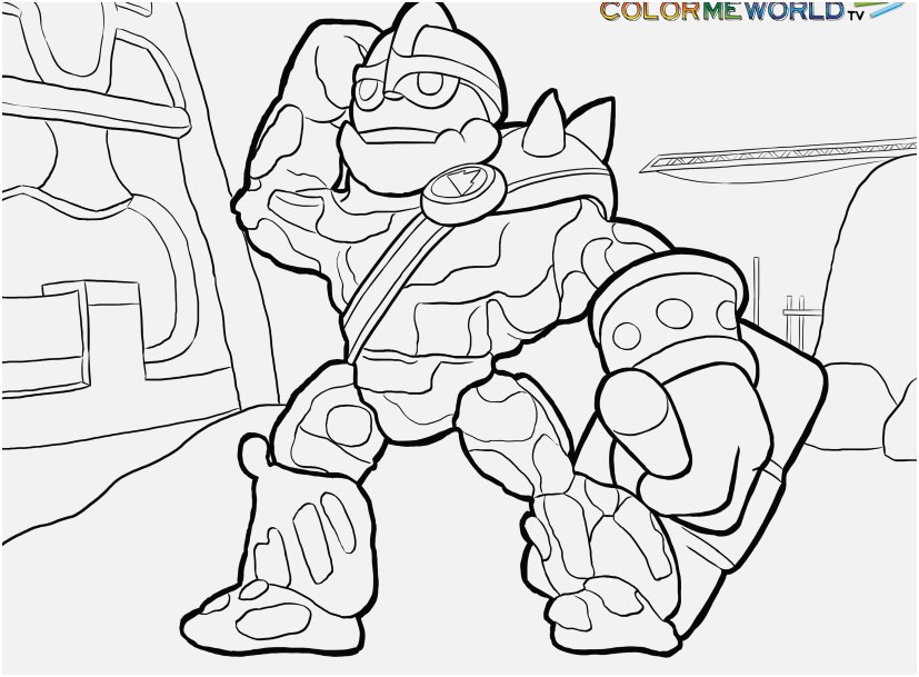 827x609 Skylanders Undead Coloring Pages Concept Skylanders Crusher