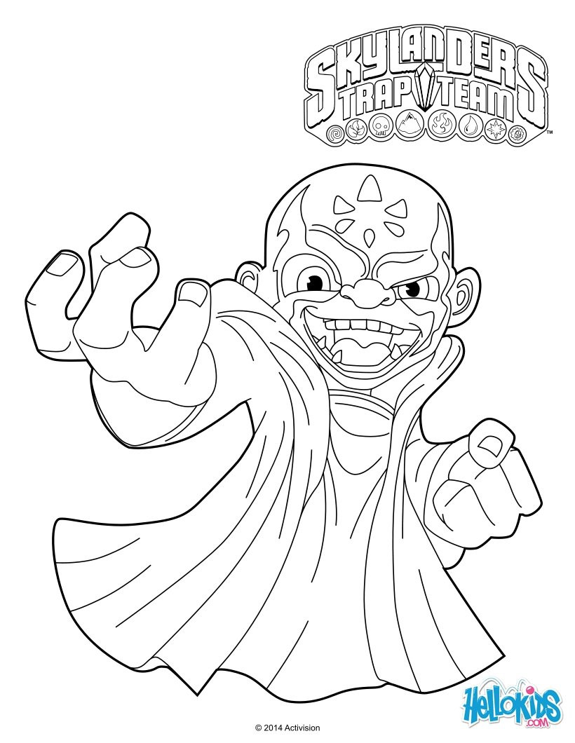 820x1060 Coloring Pages Skylanders Wagashiya