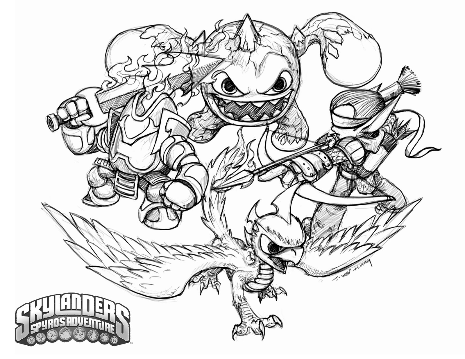 1600x1236 Skylanders Coloring Pages Getcoloringpages Gallery