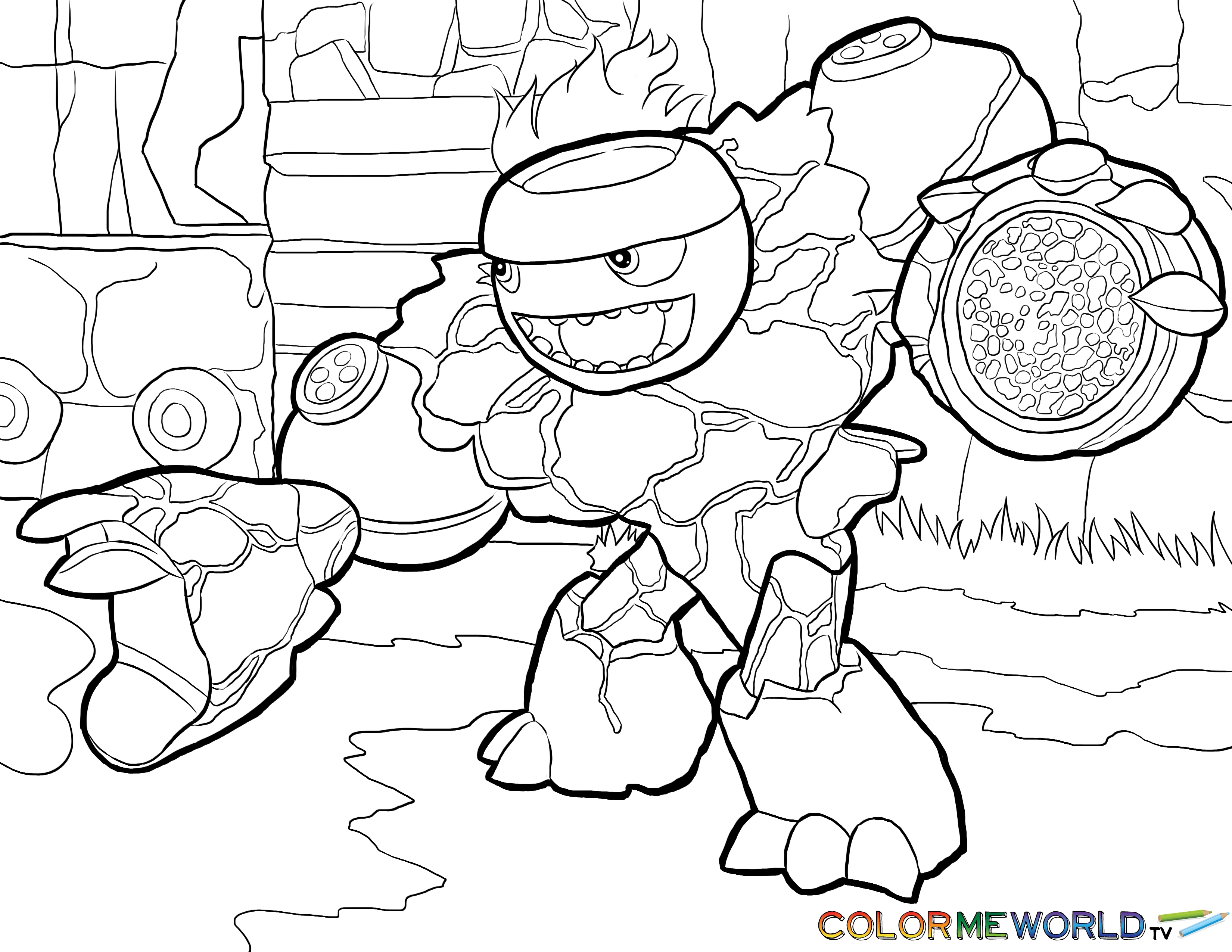 3300x2550 Best Of Skylanders Trap Team Coloring Pages Coloring4free