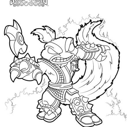 440x440 Skylanders Trap Team Coloring Pages Free Printables 17460