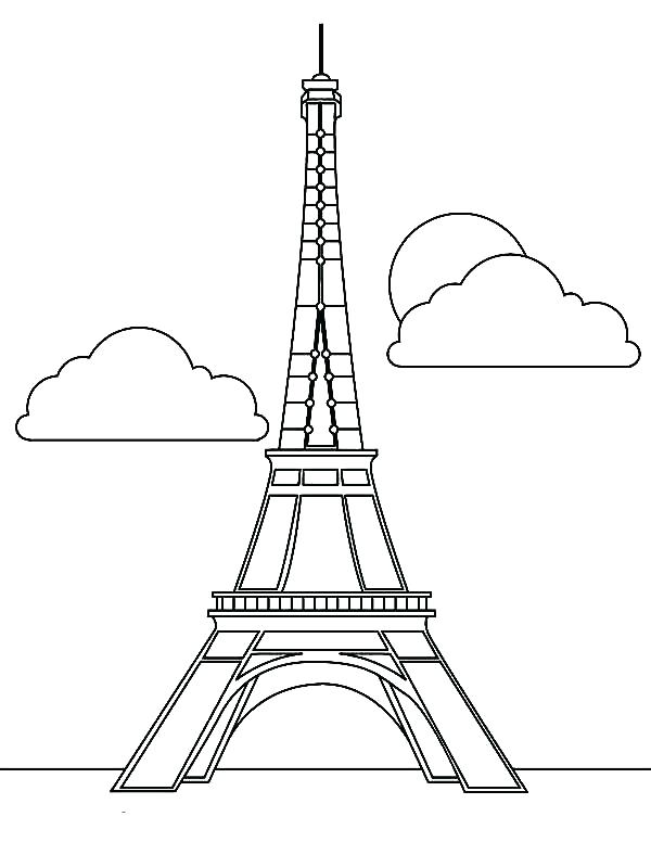 600x776 Lofty Tower Outline The Skyscraper Center Clip Art Drawing