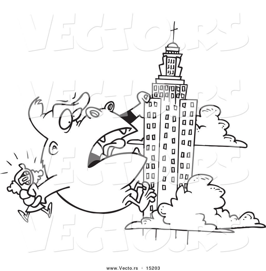 1024x1044 Skyscraper Coloring Page