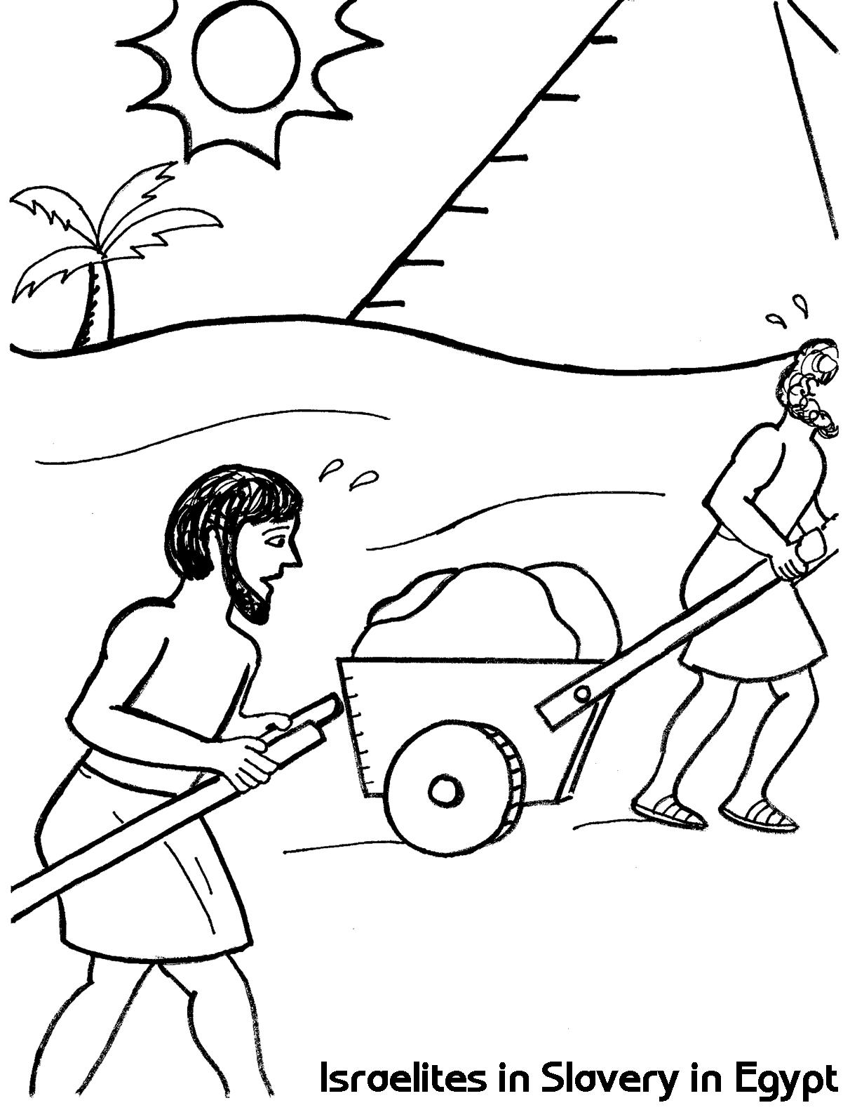 1202x1581 Israelites In Slavery In Egypt Coloring Sheet Wesleyan Kids