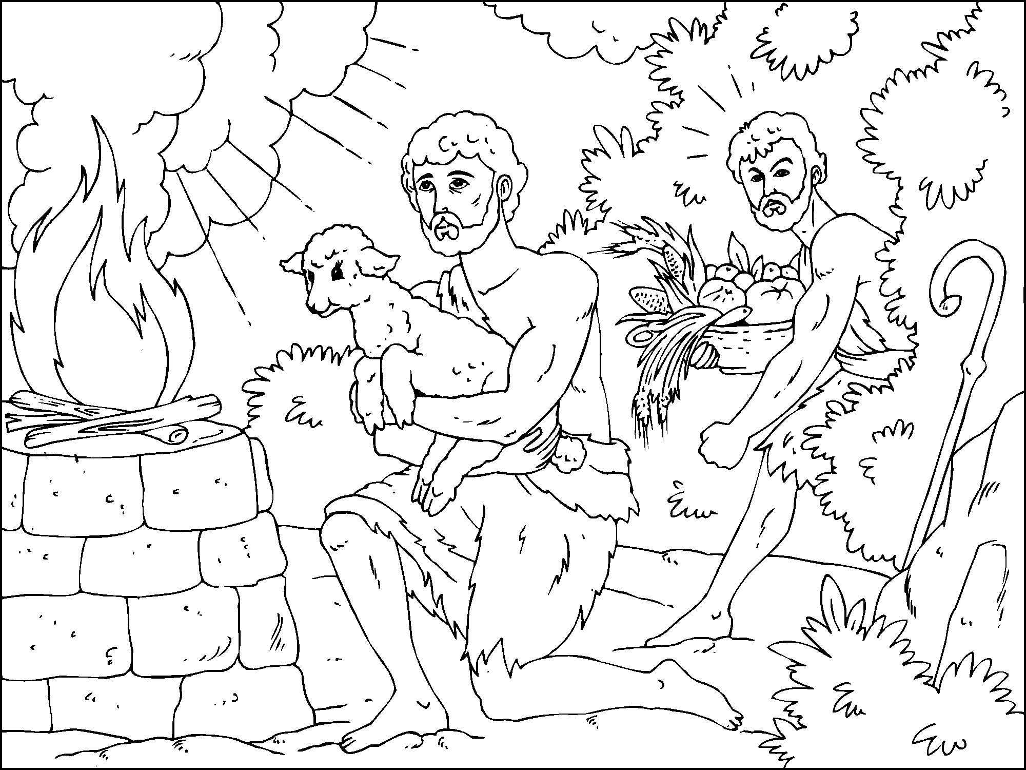 2000x1500 Joseph Sold Into Slavery Coloring Pages Collection Free Coloring