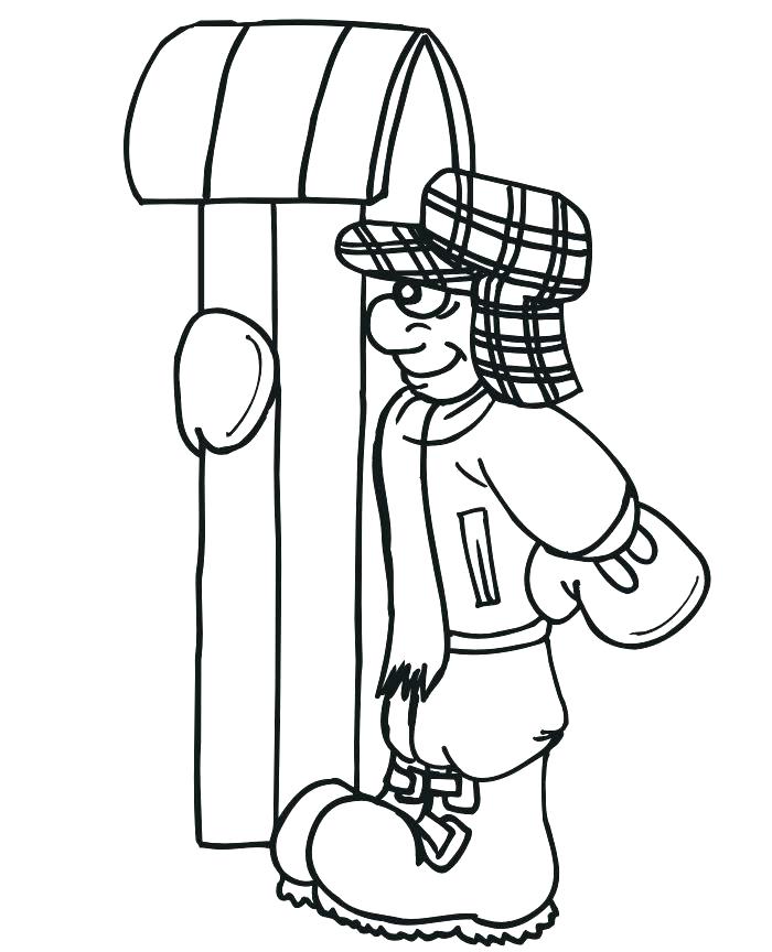 700x864 Dog Sled Coloring Pages Sledding Coloring Pages Winter Coloring