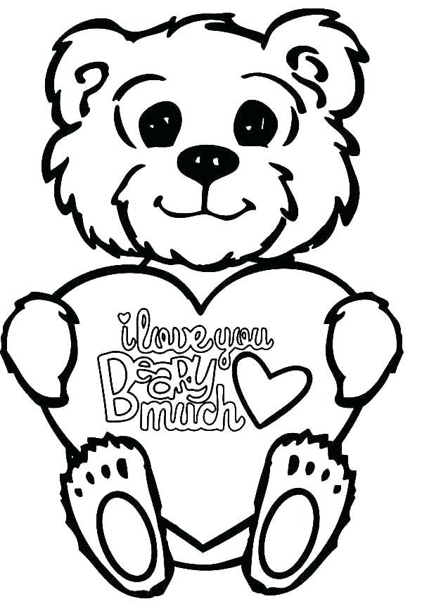 600x862 Hibernating Bear Coloring Pages Free Page Sleeping Big