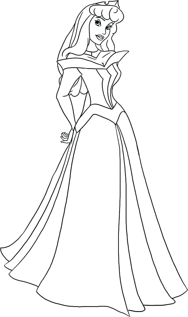 600x1014 Princess Sleeping Beauty Coloring Pages Princess Aurora Sleeping