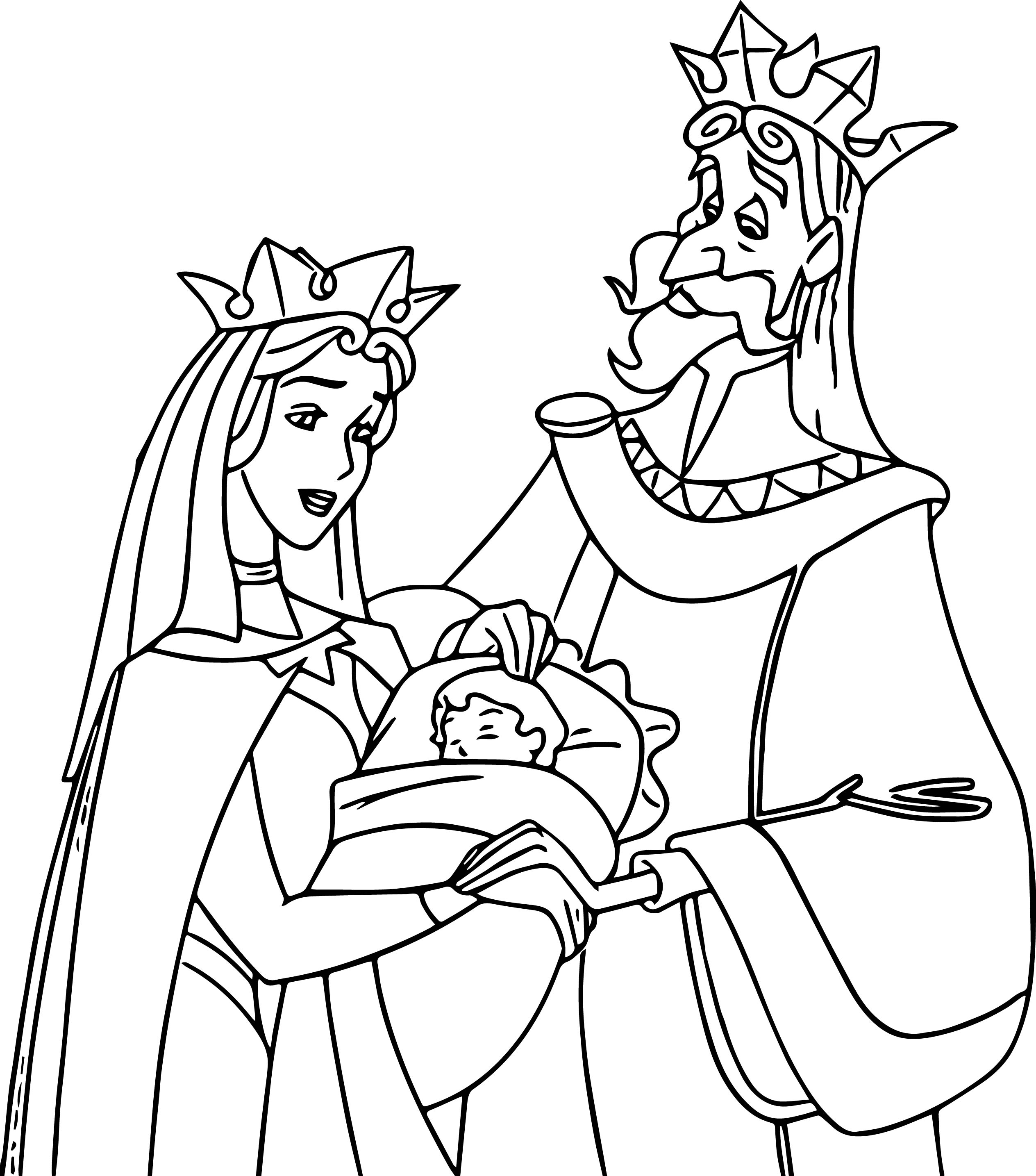 Sleeping Coloring Pages