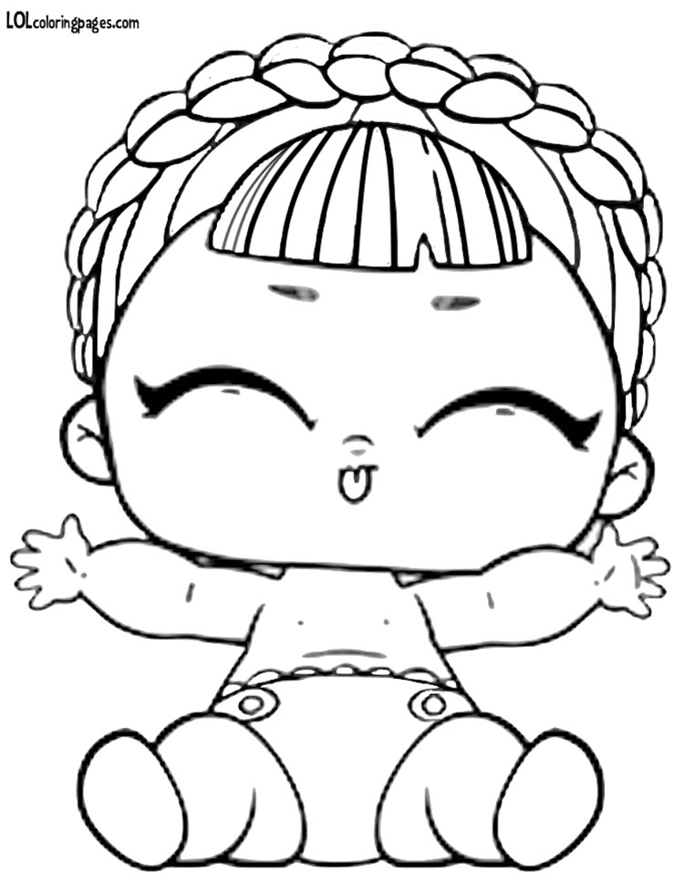 750x980 Lil Sleeping B.b Coloring Page Lol Surprise Doll Coloring Pages