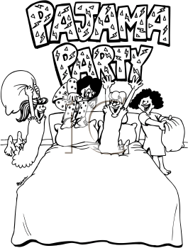 265x350 Slumber Party Coloring Pages