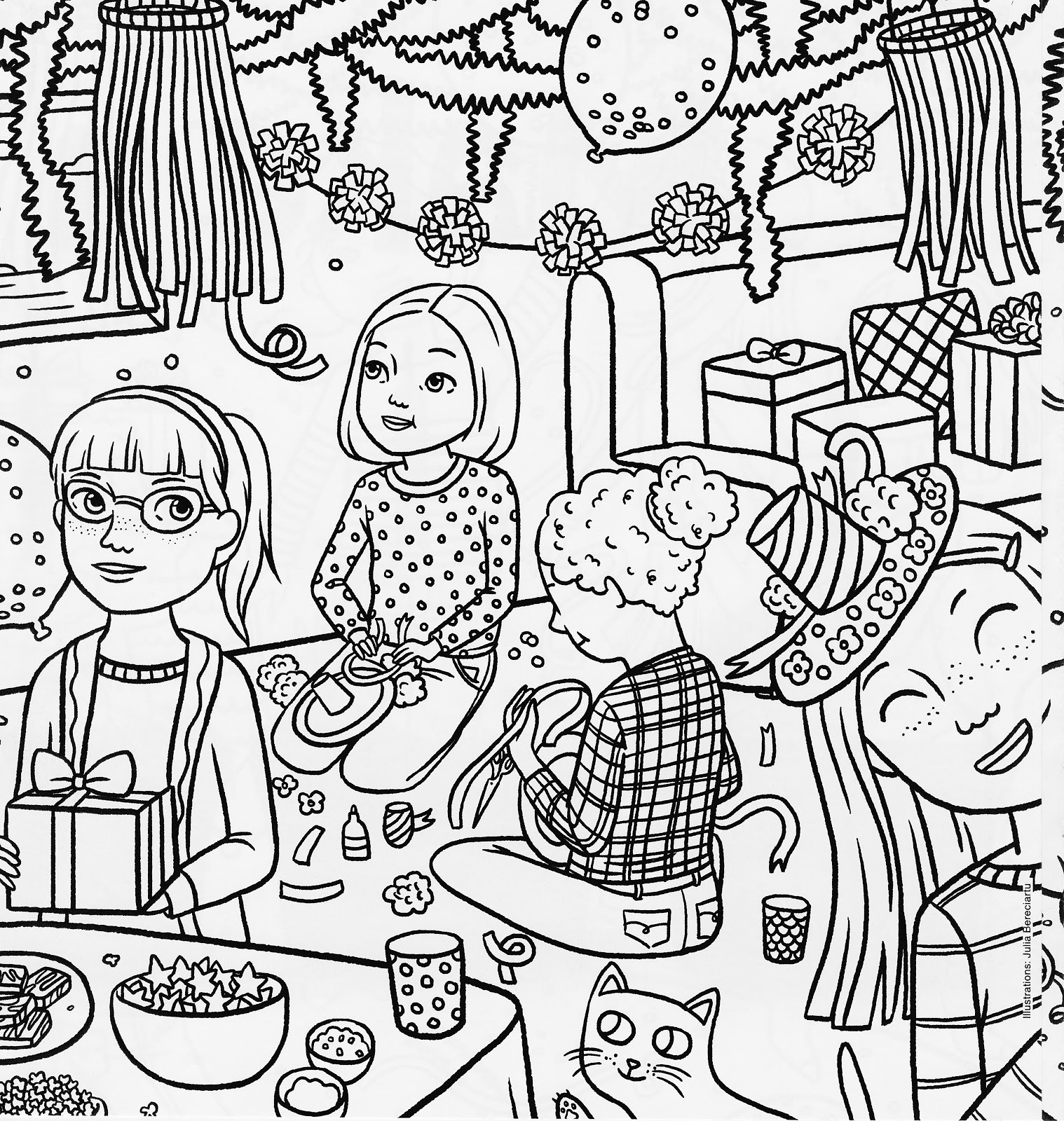 1518x1600 Refundable Sleepover Coloring Pages To Print Invitations