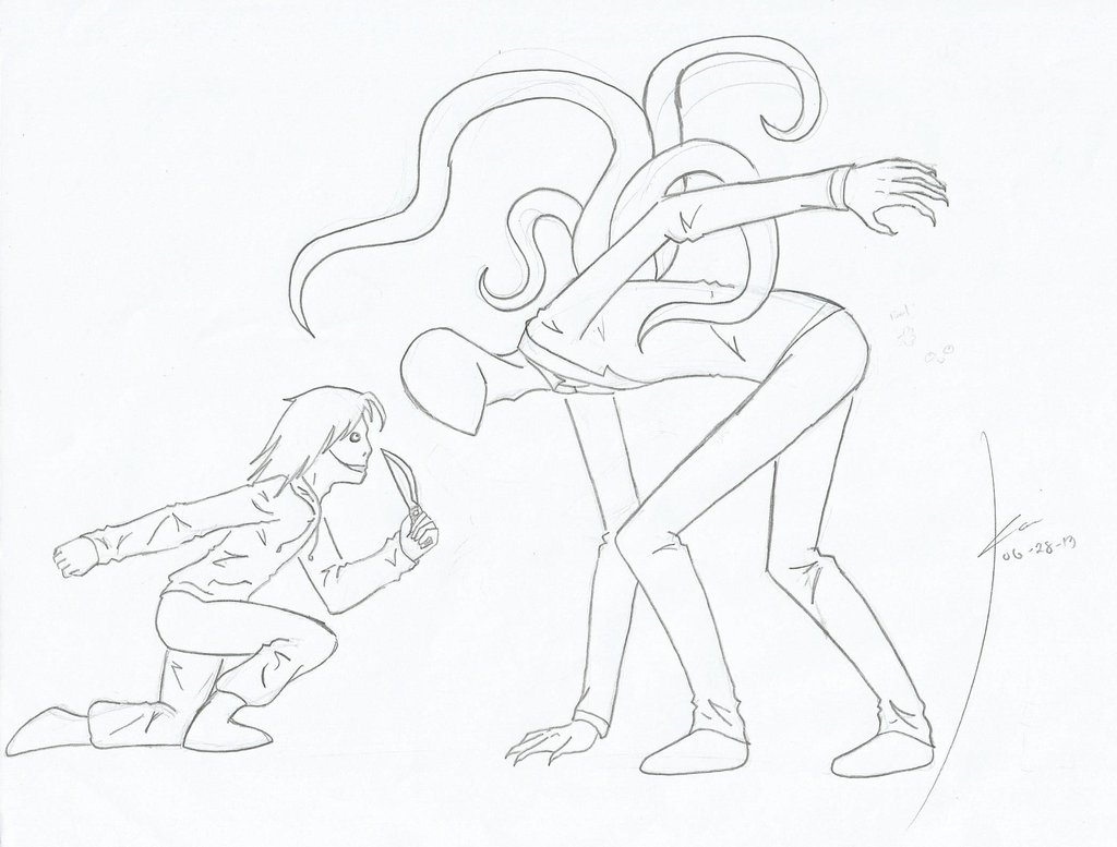 1024x777 Slender Man Coloring Pages