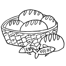 Slice Of Bread Coloring Pages