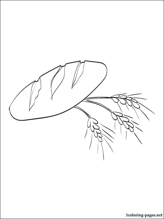 560x750 Bread Coloring Page Bread Coloring Page Bread Basket Coloring Page