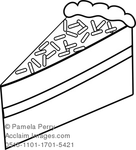 272x300 Slice Of Cake Coloring Page Clipart Amp Stock Photography Acclaim