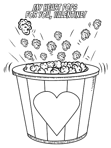 369x492 Free Printable Valentine's Day Coloring Pages