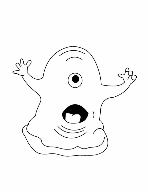 600x777 Monster Slime Coloring Page Color Luna