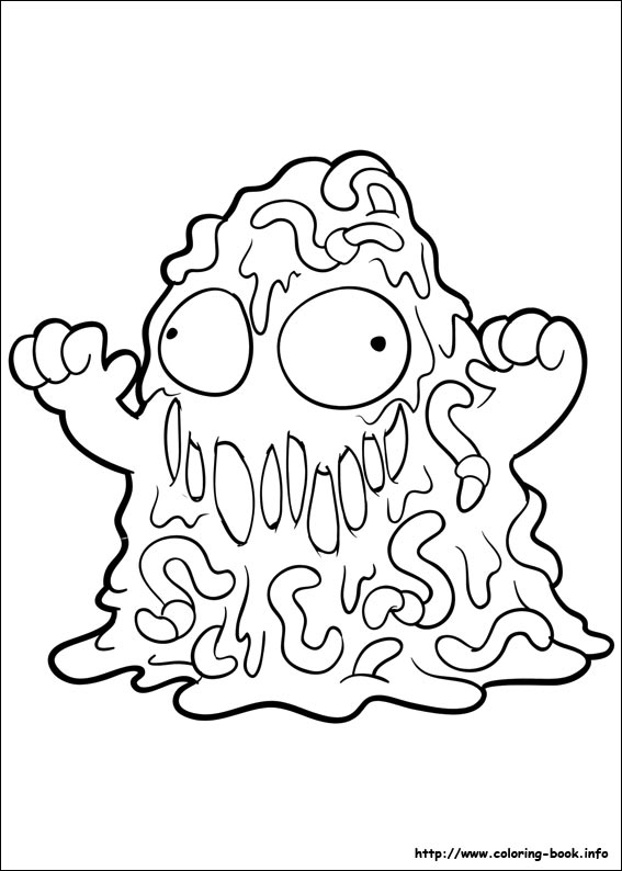 567x794 Slime Coloring Pages Trash Pack Coloring Picture Ideas