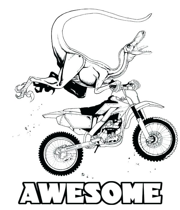 600x697 Motocross Coloring Pages Trend Dirt Bike Color Pages Best