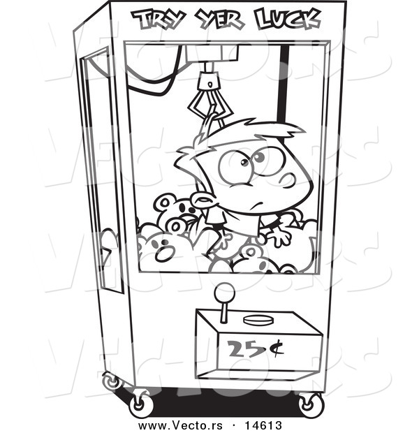600x620 Claw Machine Clipart