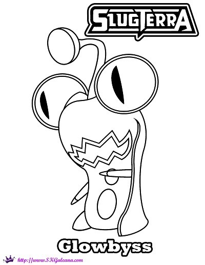 400x517 Glowbyss Printable Coloring Page From Slugterra Skgaleana