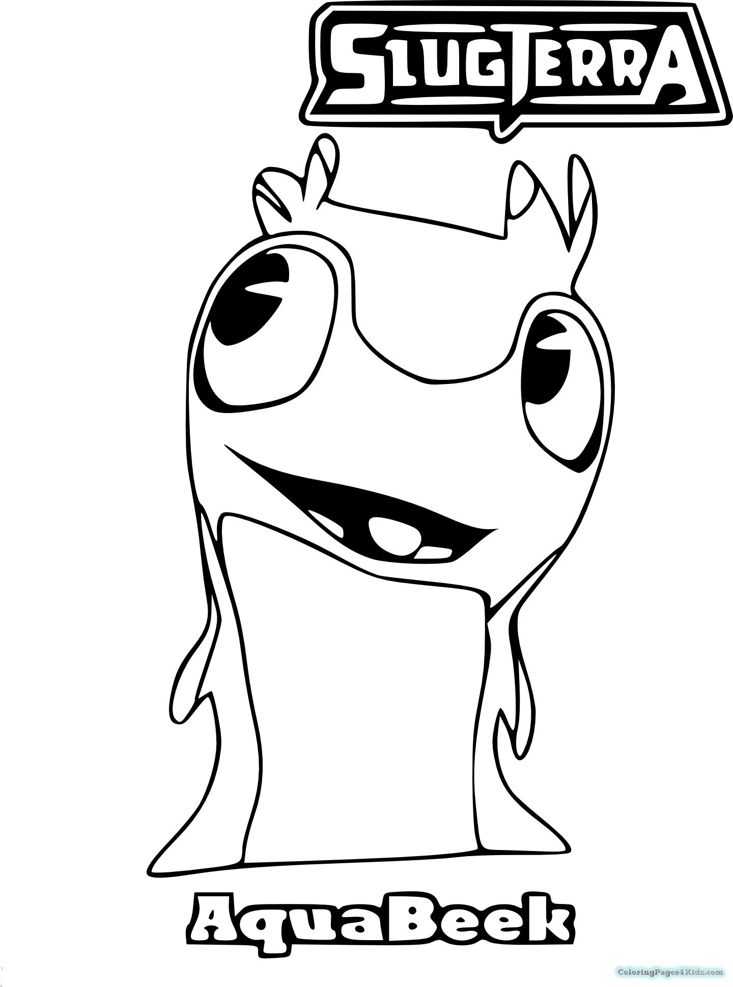 1440x1938 Burpy Attacling Coloring Pages Of Slugterra Coloring Pages For Kids
