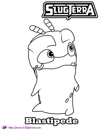 400x517 Free Blastipede Coloring Page From Slugterra Skgaleana