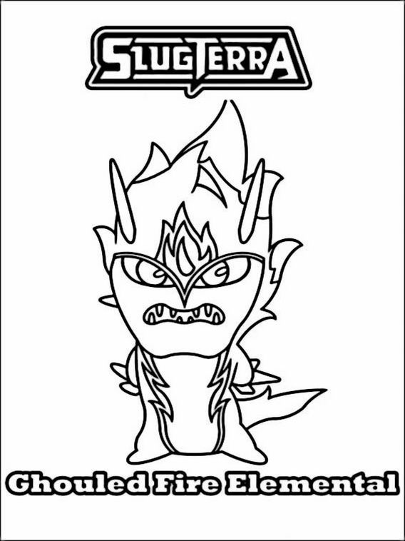 568x758 Slugterra Coloring Pages For Kids