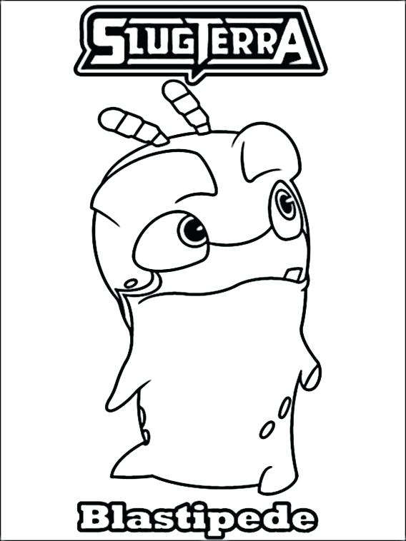 568x758 Coloriage Slugterra Burpy