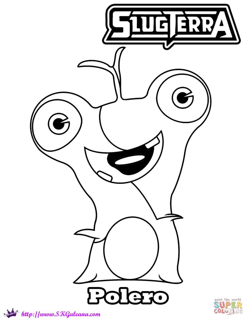869x1124 Slugterra Coloring Pages Images High Resolution All Slugs Burpy
