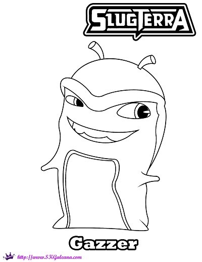 400x517 Gazzer Printable Coloring Page From Slugterra Skgaleana
