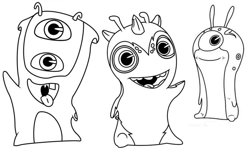 825x495 Coloring Pages Slugterra Drawing