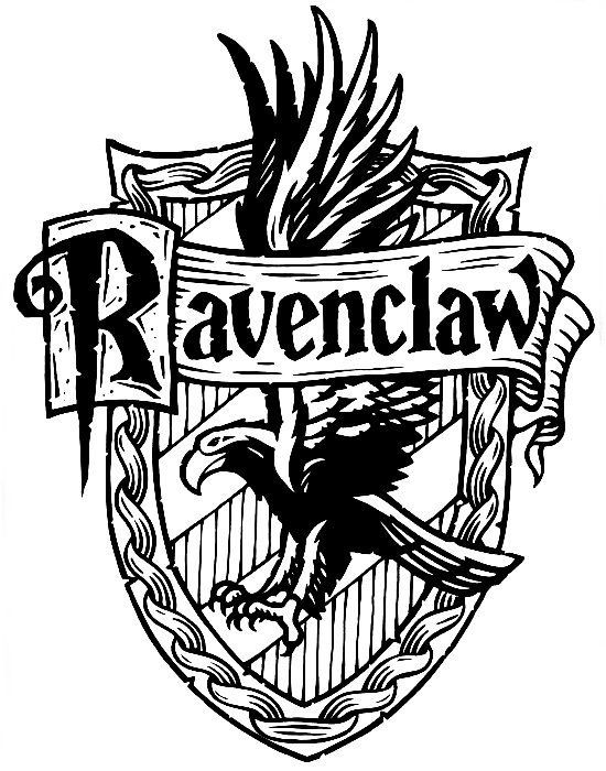 550x700 Ravenclaw Crest Coloring Page