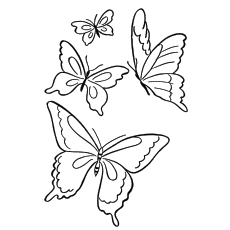 230x230 Top 50 Free Printable Butterfly Coloring Pages Online