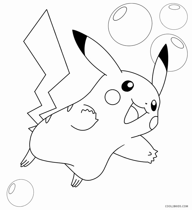 660x723 Printable Pikachu Coloring Pages For Kids Cool2bkids