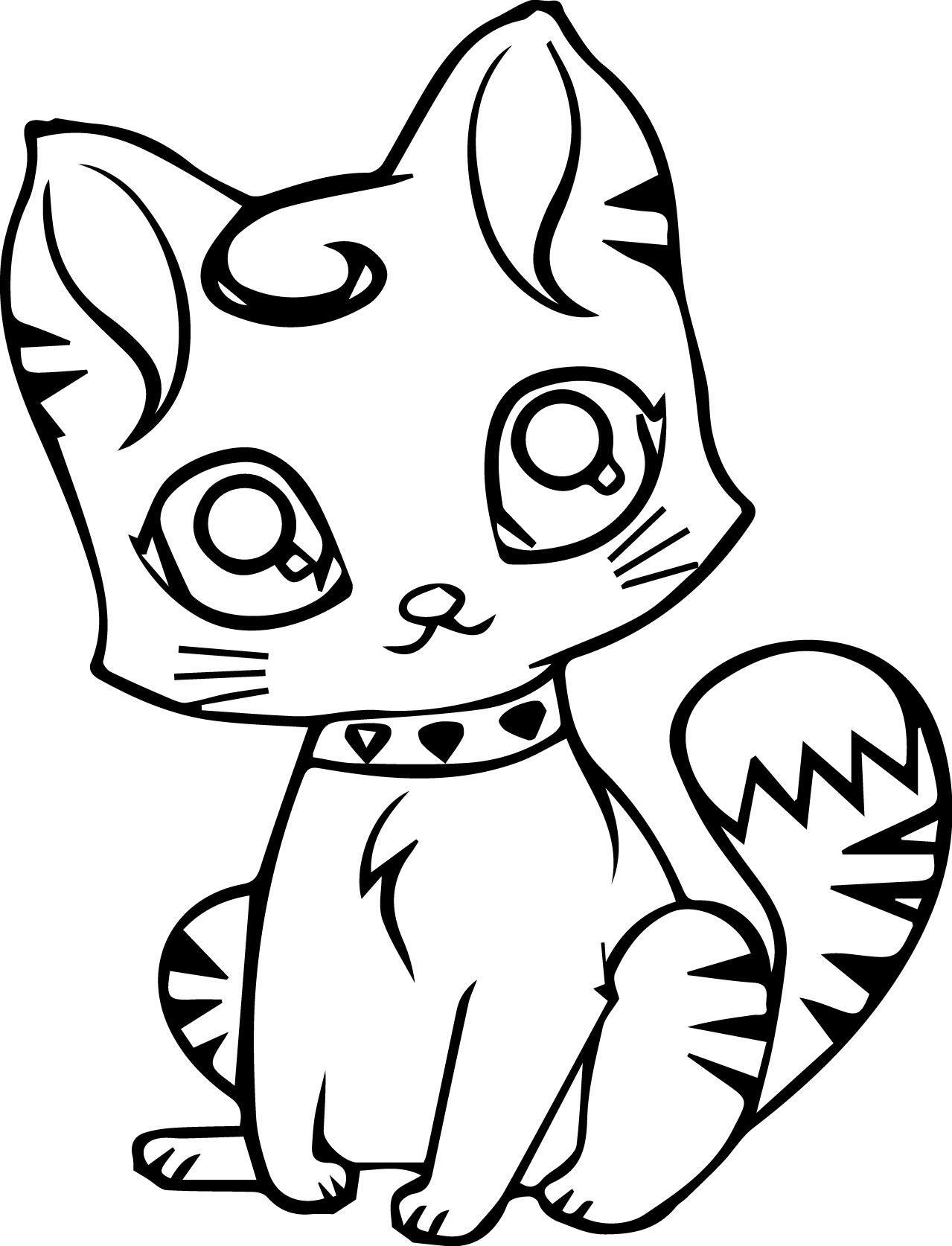 1279x1674 Cute Cat Coloring Pages Bloodbrothers Me Ribsvigyapan Cute Cat