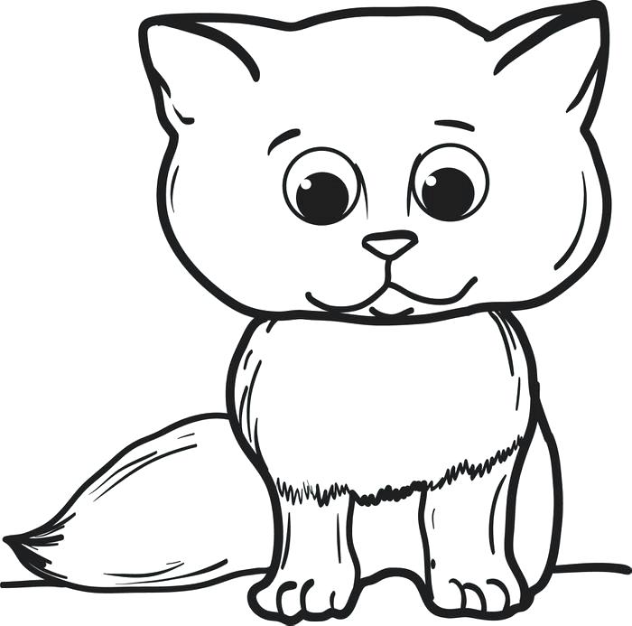 700x693 Cat Coloring Page Cat Coloring Pages Here Is A Small Collection