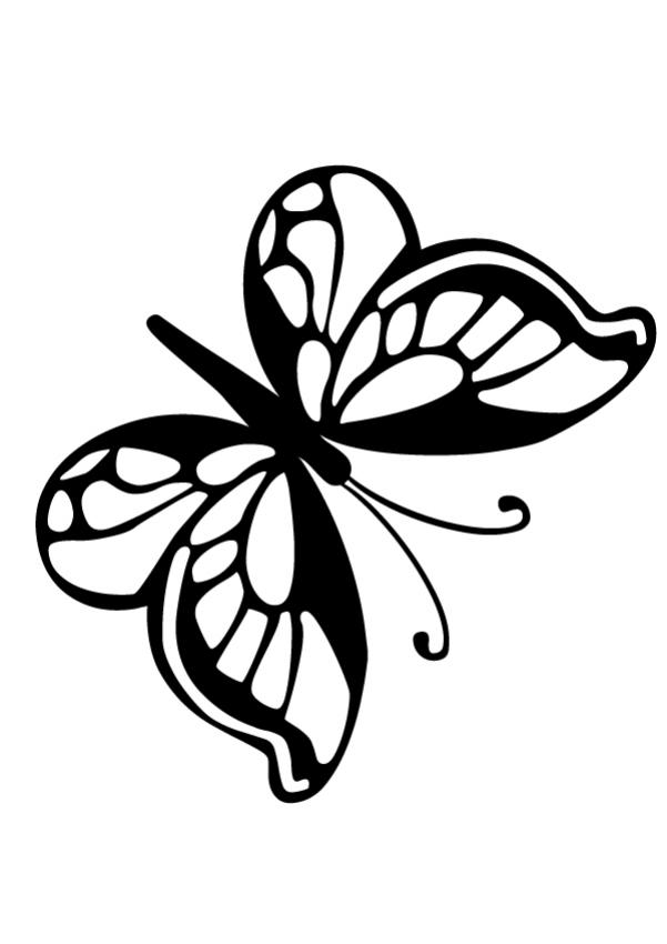 601x850 Small Butterfly Coloring Pages