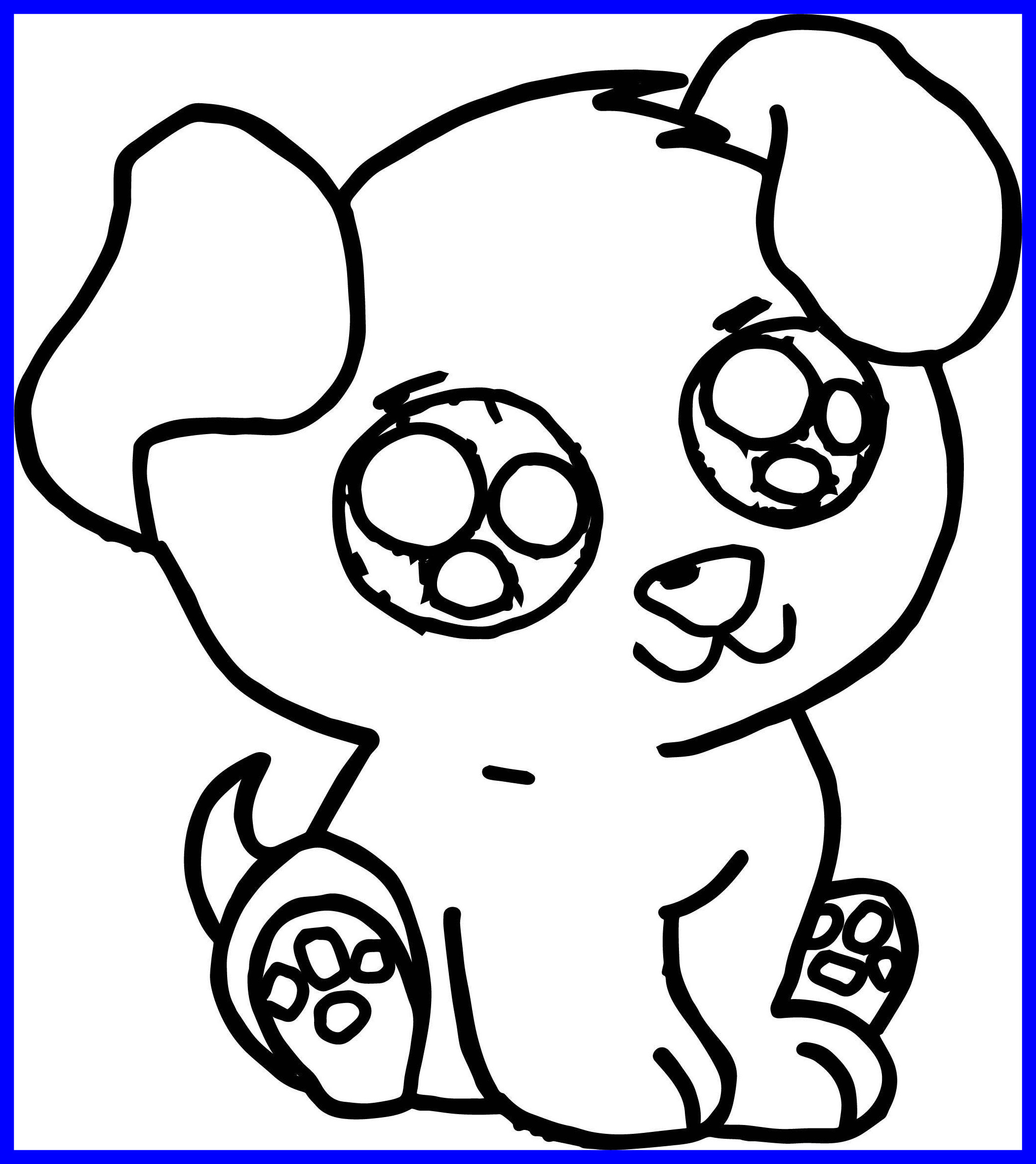 Small Dog Coloring Pages
