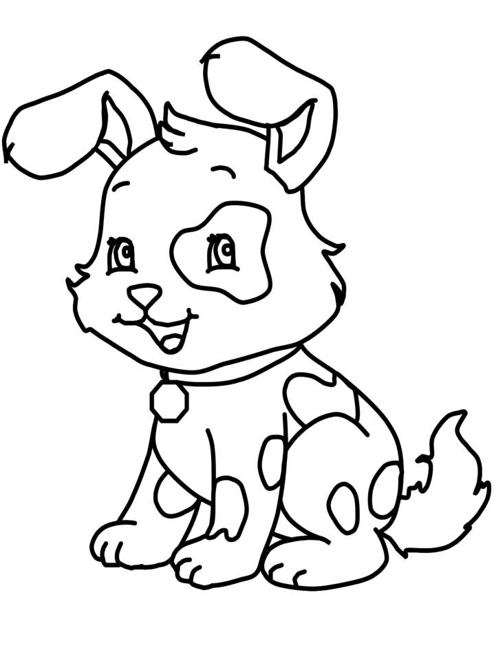718x957 Puppy Coloring Pages 11 Cool Backgrounds Puppy