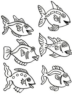 Small Fish Coloring Pages