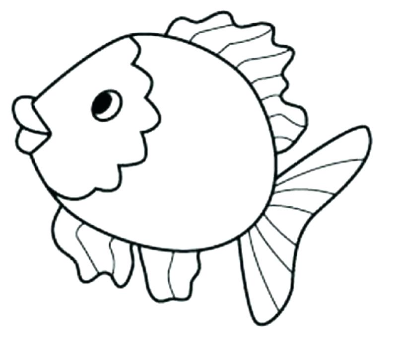 800x680 Coloring Pages Fish Small Fish Coloring Pages For Kids Title