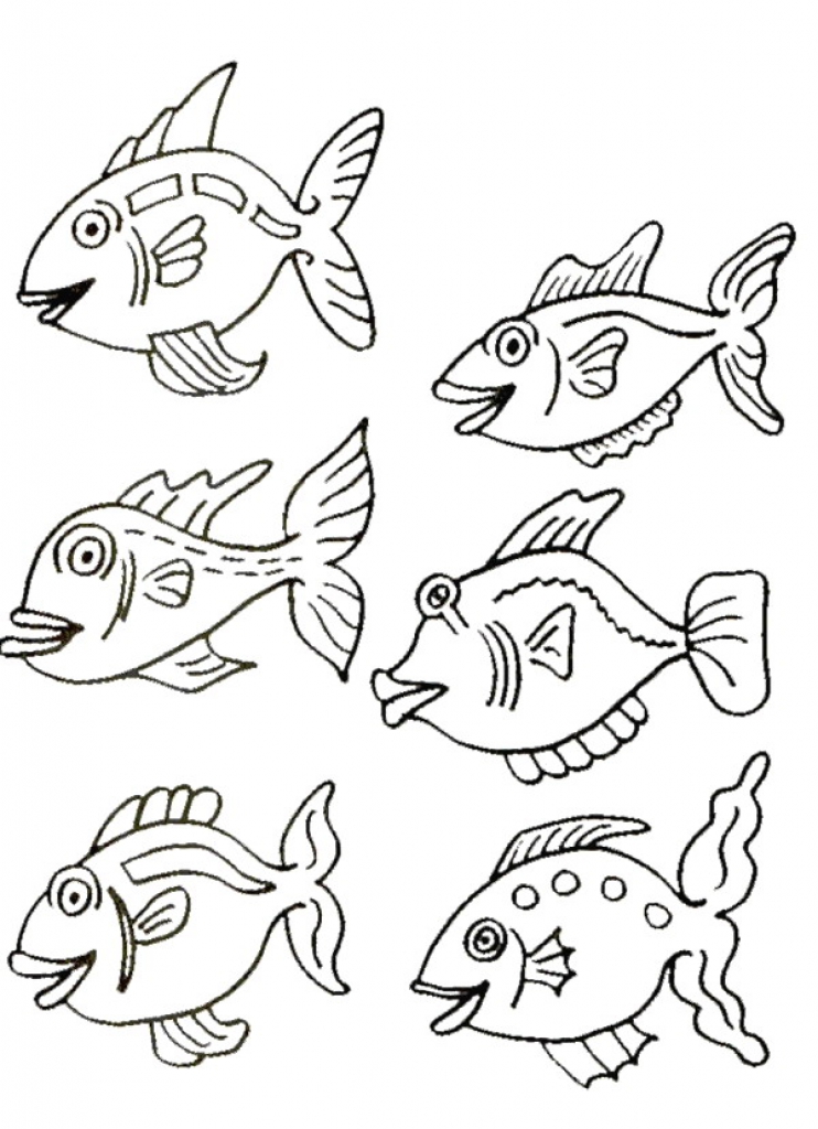 742x1024 Small Fish Coloring Pages Kids N Fun 41 Coloring Pages Of Fish