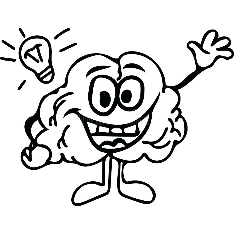 800x800 Brain Coloring Pages Ideas Brain Coloring Page And Download Smart