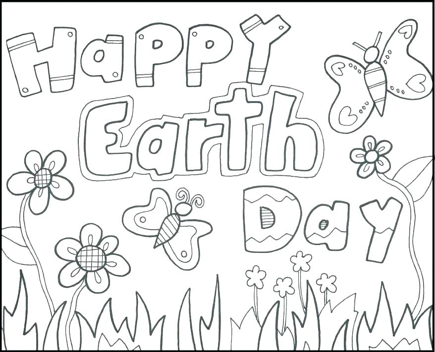 878x711 Earth Day As Well As Free Printable Earth Day Coloring Sheets
