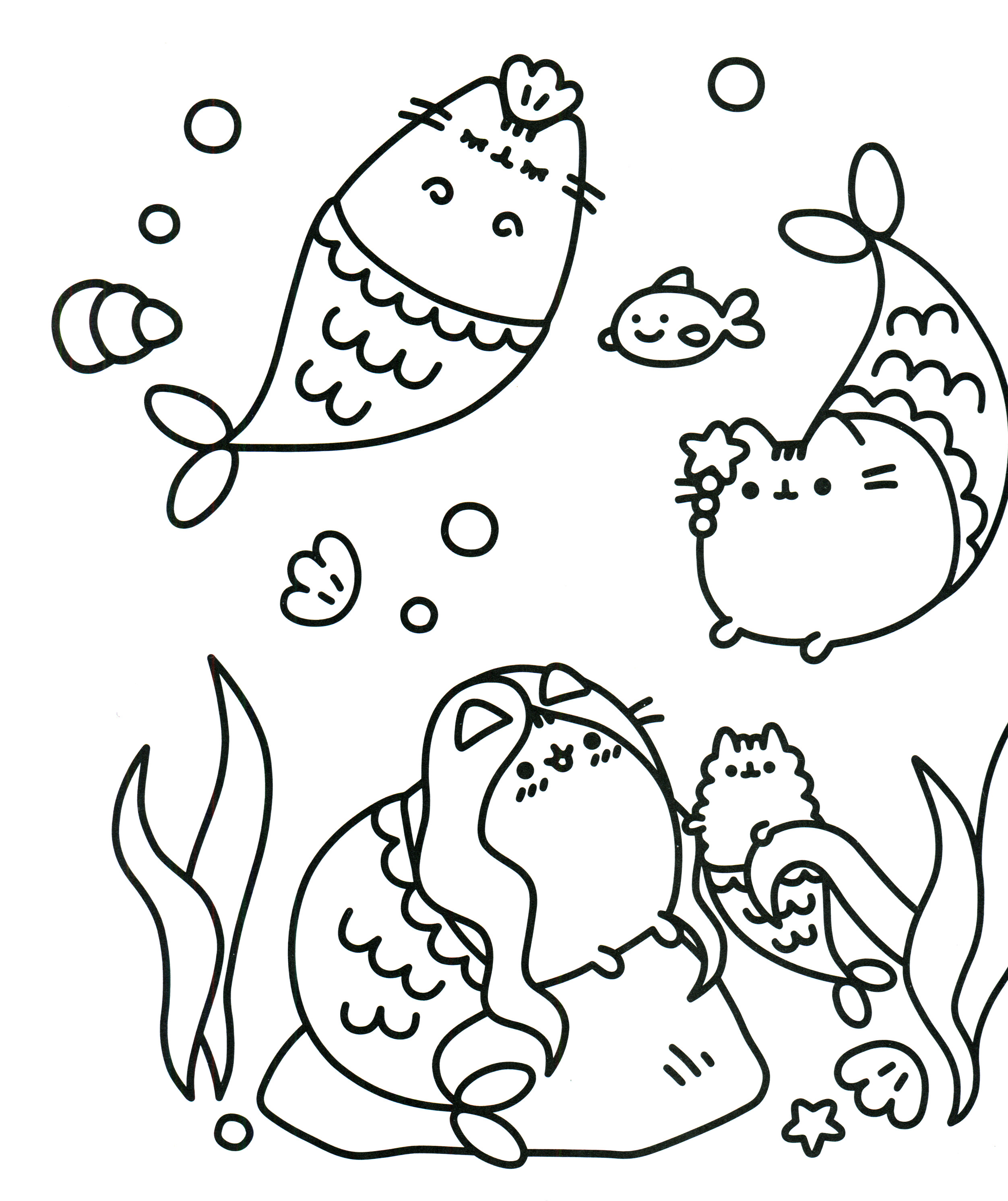2504x2982 Unbelievable Free Pusheen Coloring Pages